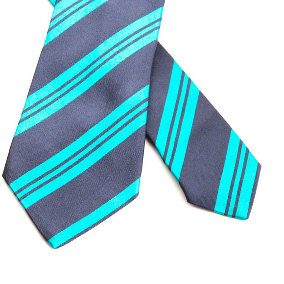 Mattabisch Tie Men Dark Slate Blue - Picture 4 of 5